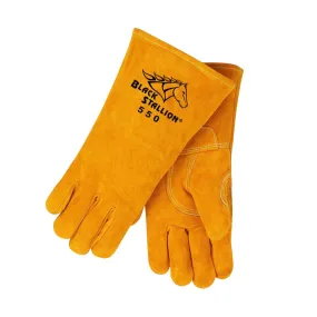 Black Stallion Cowhide Stick Welding Gloves - 550