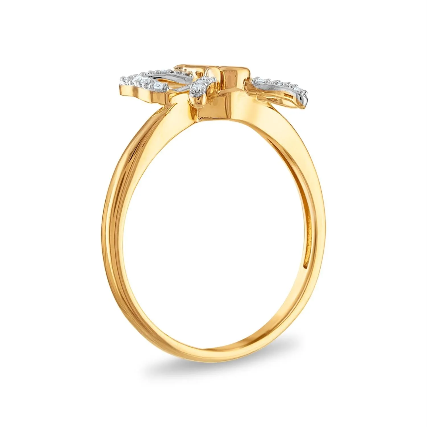 1/16 CTW Diamond Quinceanera Ring in 10KT Yellow Gold