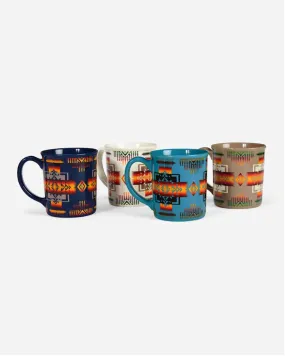 12 oz Ceramic Mug Set<br>Chief Joseph Multi