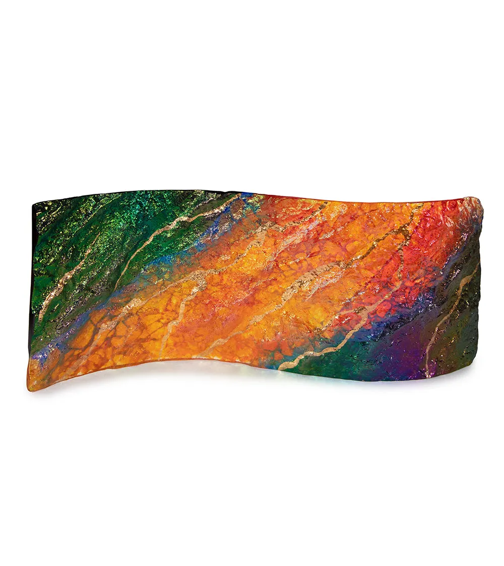 16" x 6" Lava Wave by Marian Fieldson