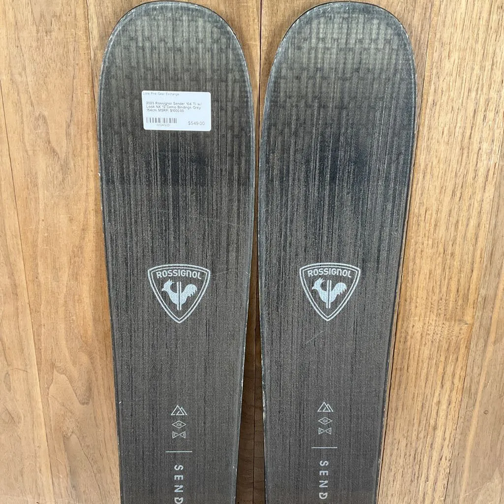 2023 Rossignol Sender 104 Ti w/ Look NX 12 Demo Bindings