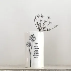 5794 Small Vase - 'Home Is Where' By East of India