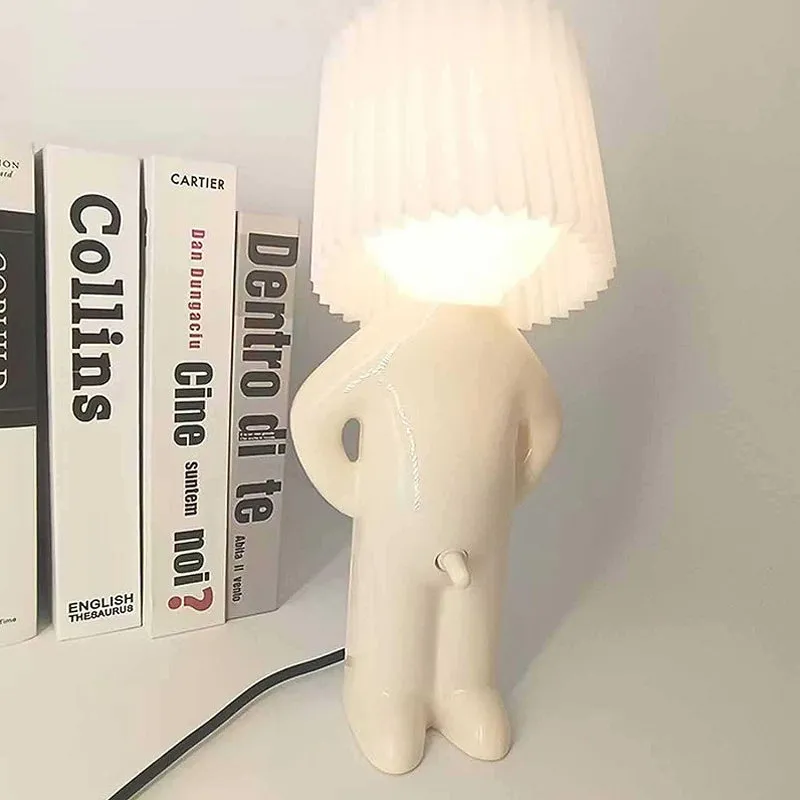 A Little Shy Man Creative Lamp