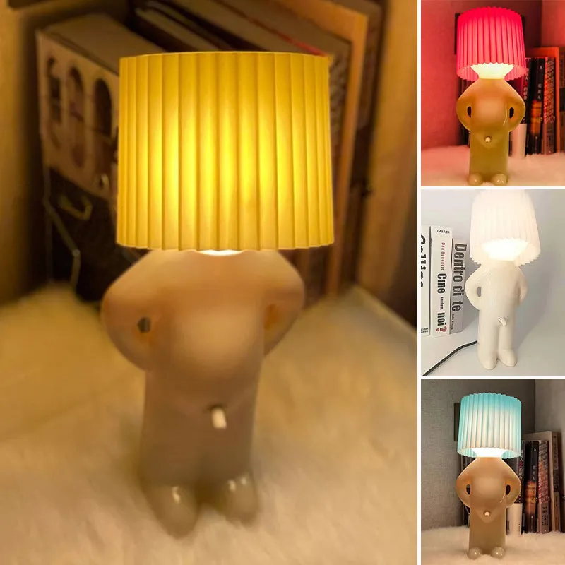 A Little Shy Man Creative Lamp