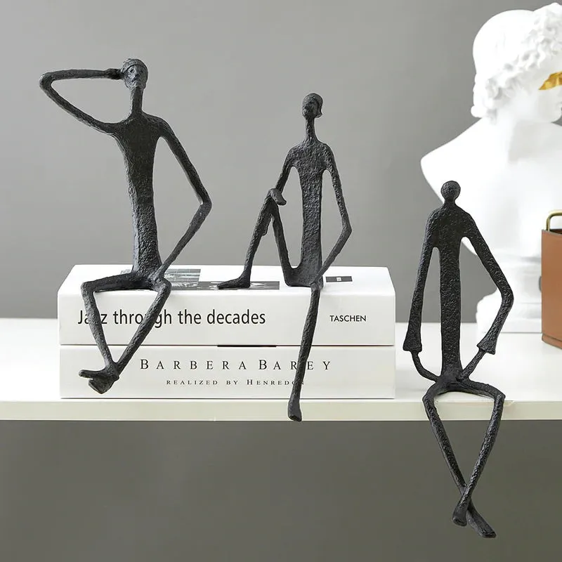 Abstract Sitting Figurines