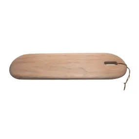 Acacia Wood Cutting Board in Lime Wash