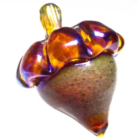 Acorn Sculpture 10 by Grateful Gathers Glass, Danny Polk Jr