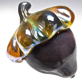 Acorn Sculpture 13 by Grateful Gathers Glass, Danny Polk Jr