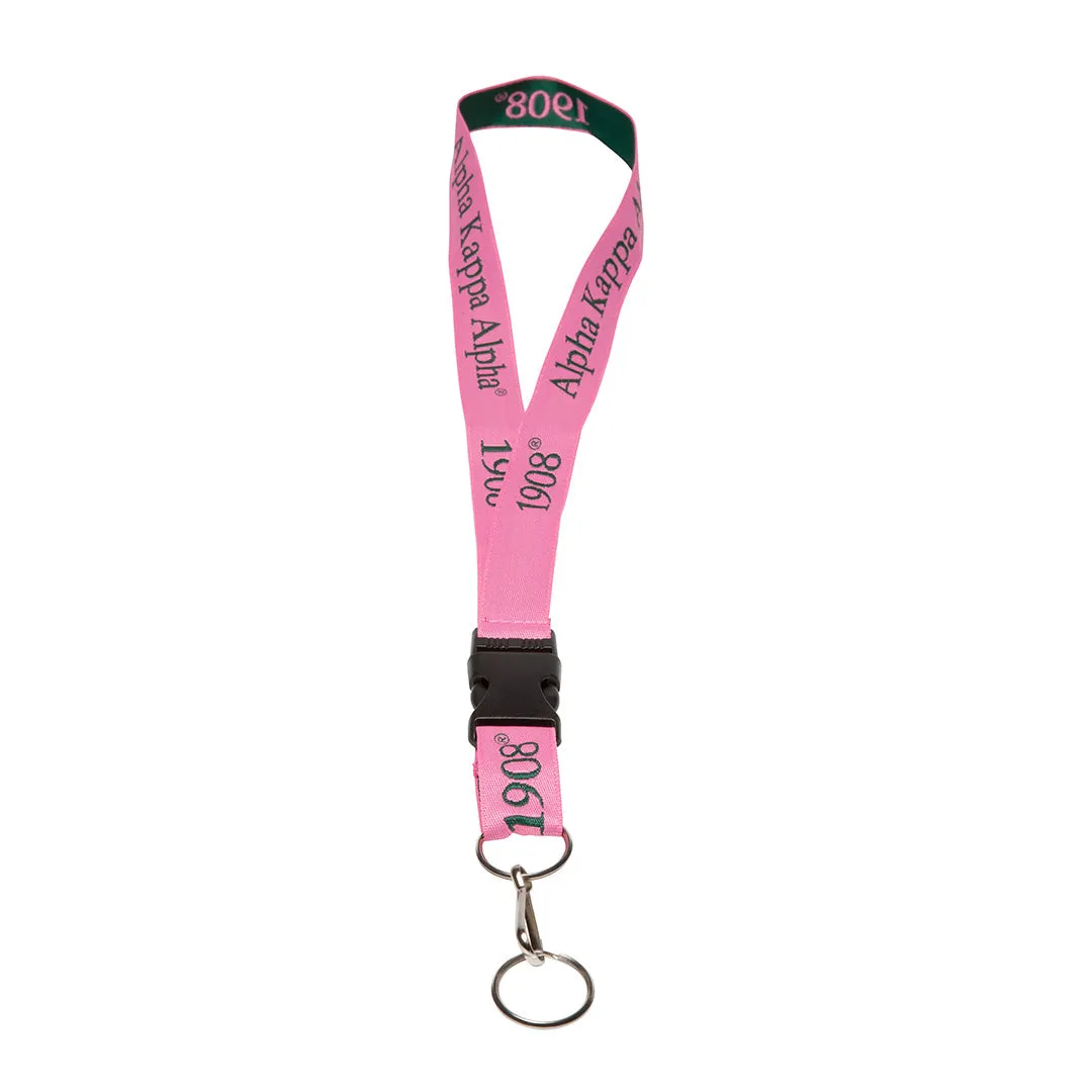 AKA Embroidered Lanyard