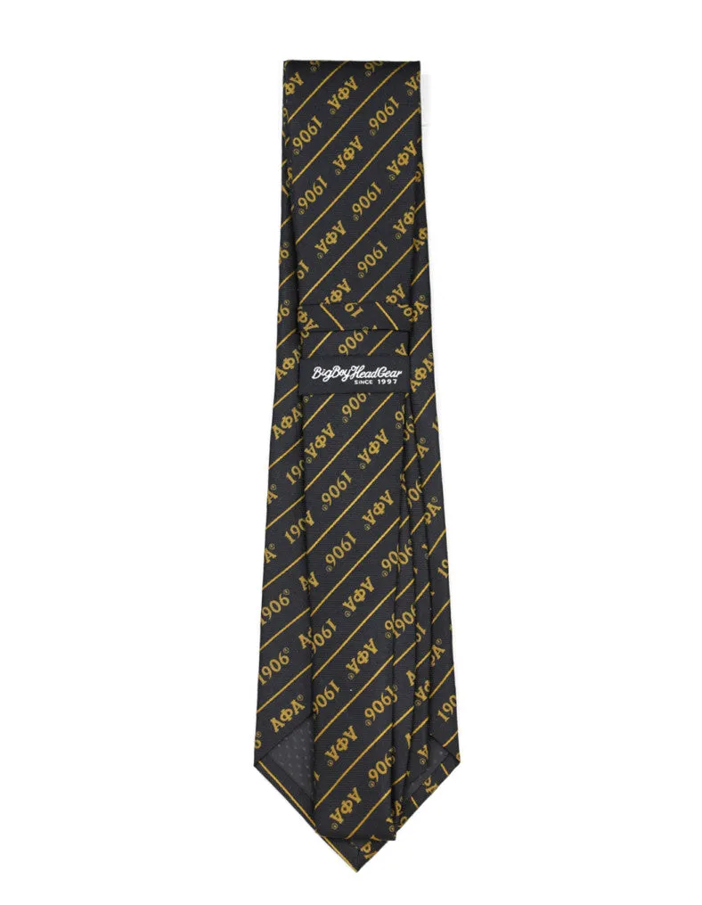 Alpha Letter Neck Tie