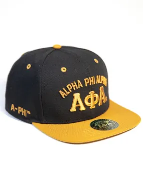 Alpha Letter Snapback Cap