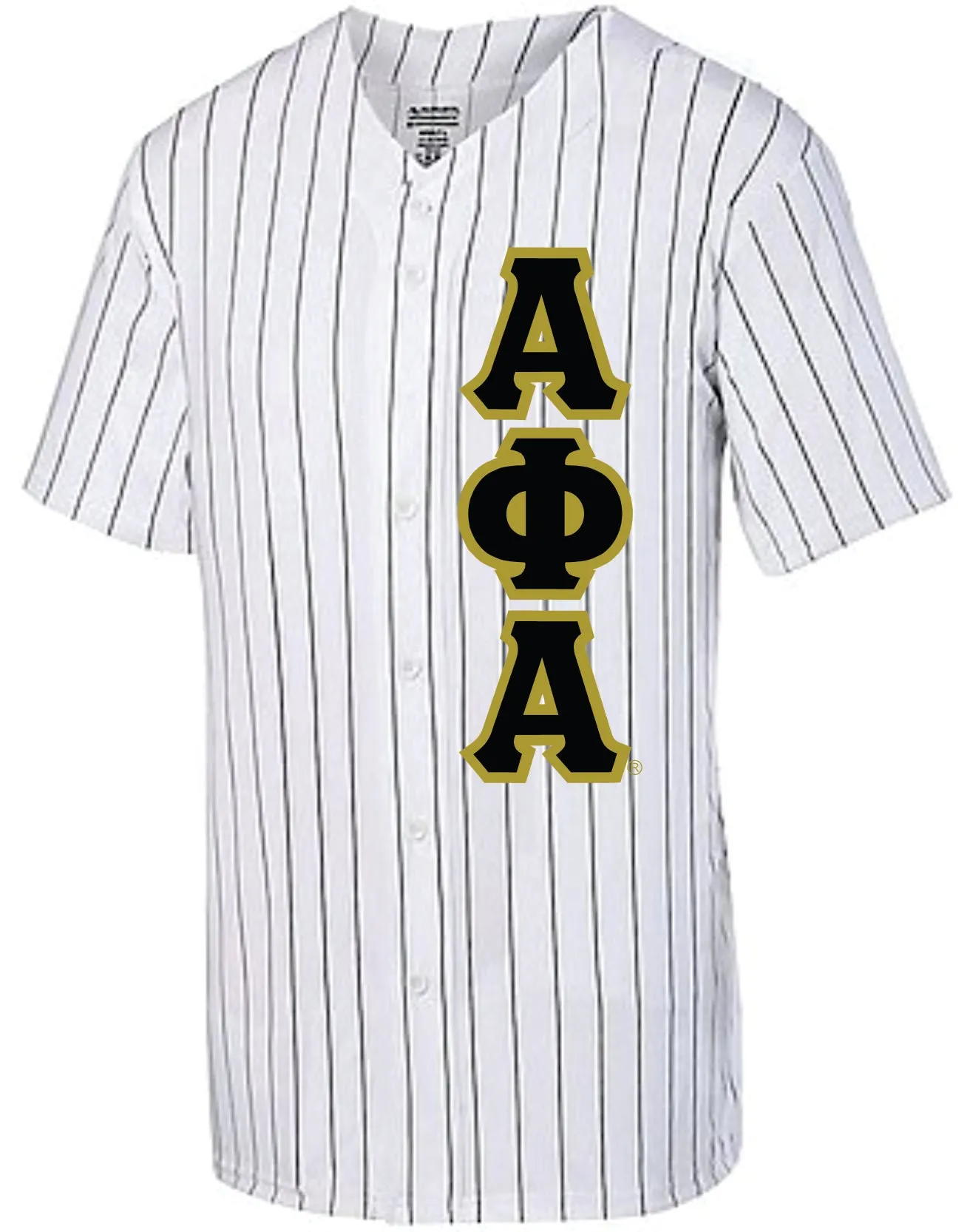 Alpha Pinstripe Baseball Jersey