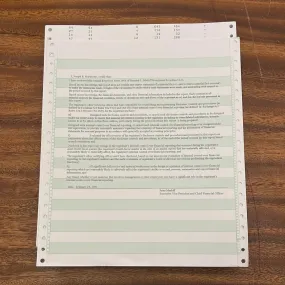 American Horror Story Hotel: Elizabeth Countess' Financial Report and Certification from Fraudster Bernie Madoff