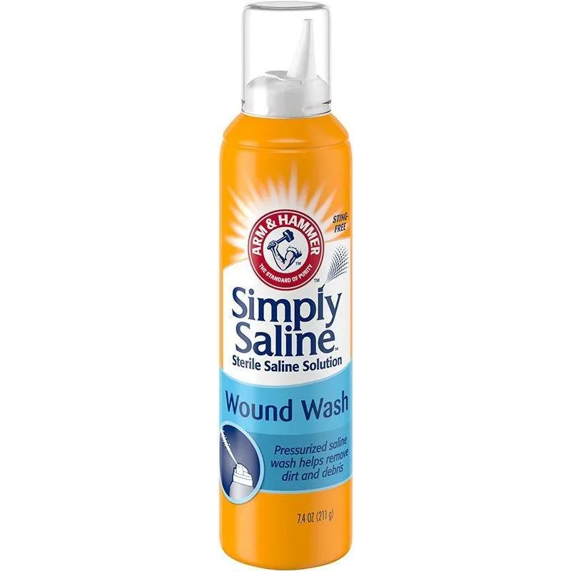 Arm & Hammer Simply Saline Wound Wash 7.4 Ounce