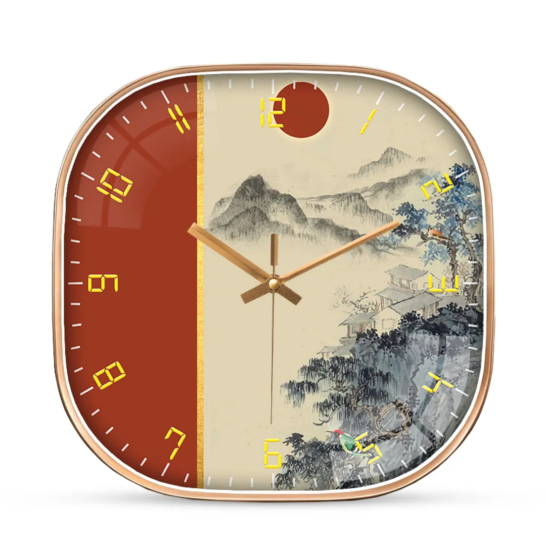 Arty abstract wall clock