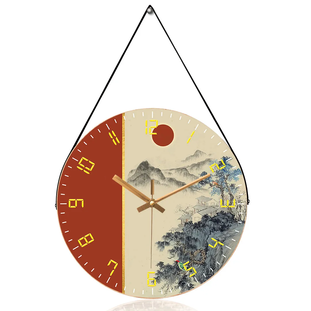 Arty abstract wall clock