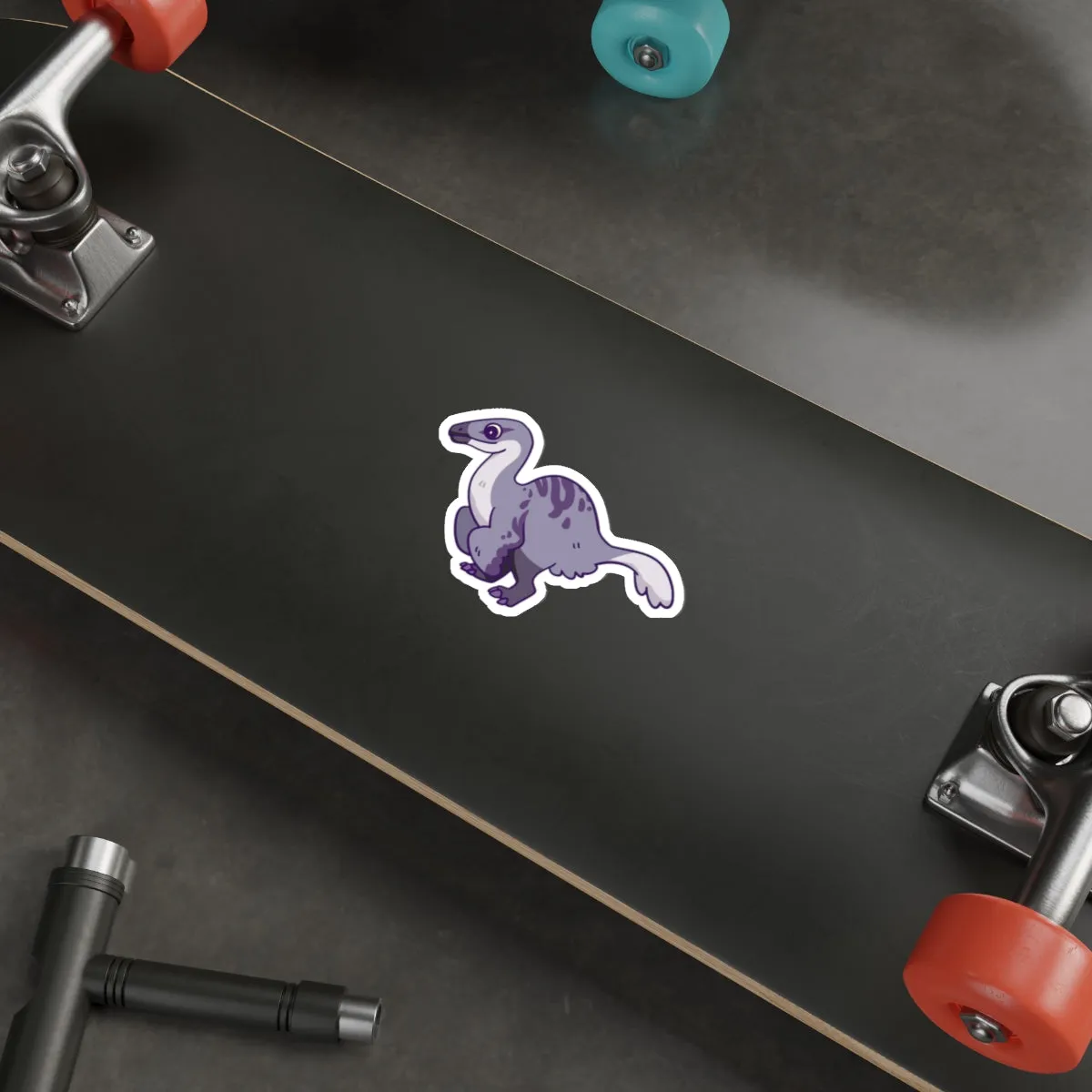 Asexual Pride Deinocheirus Sticker - Die-Cut Stickers