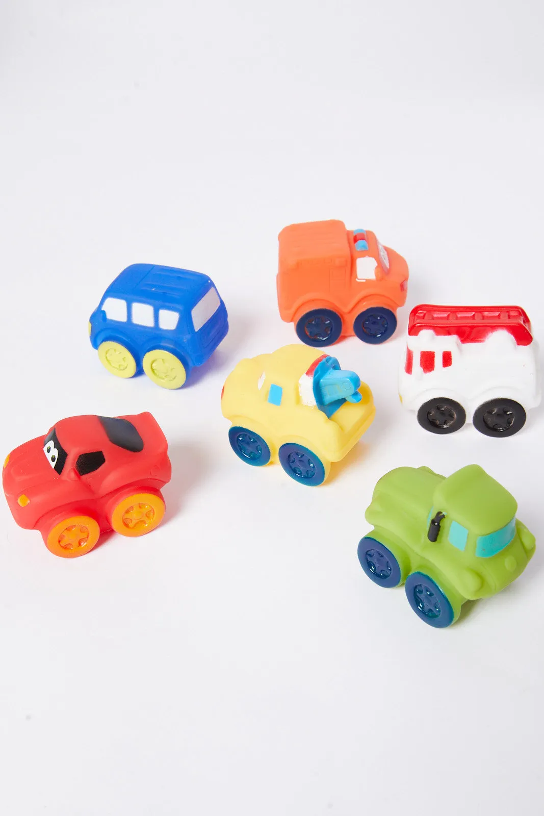 Babies Assorted Car Bath Toys (6 Piece)