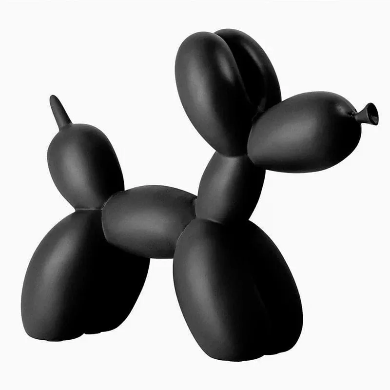 Balloon Dog Resin Statue: Modern Home Decoration Accessories for Office and Living Room Nordic Ornaments