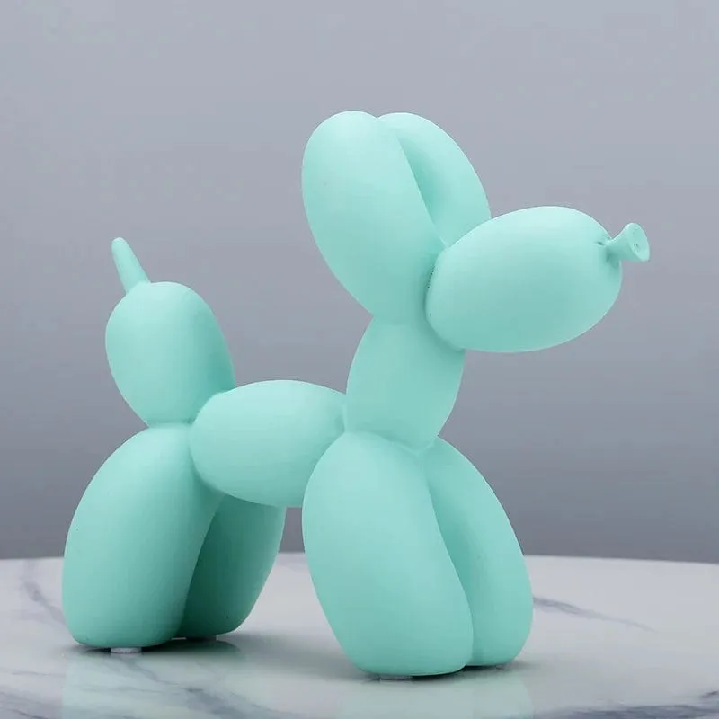 Balloon Dog Resin Statue: Modern Home Decoration Accessories for Office and Living Room Nordic Ornaments