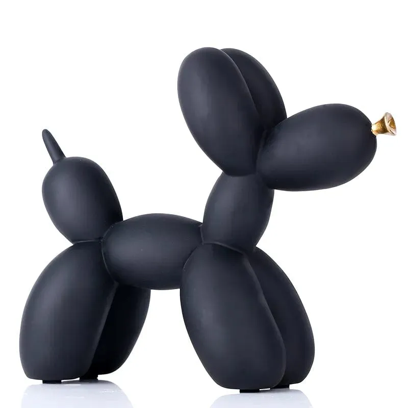 Balloon Dog Resin Statue: Modern Home Decoration Accessories for Office and Living Room Nordic Ornaments