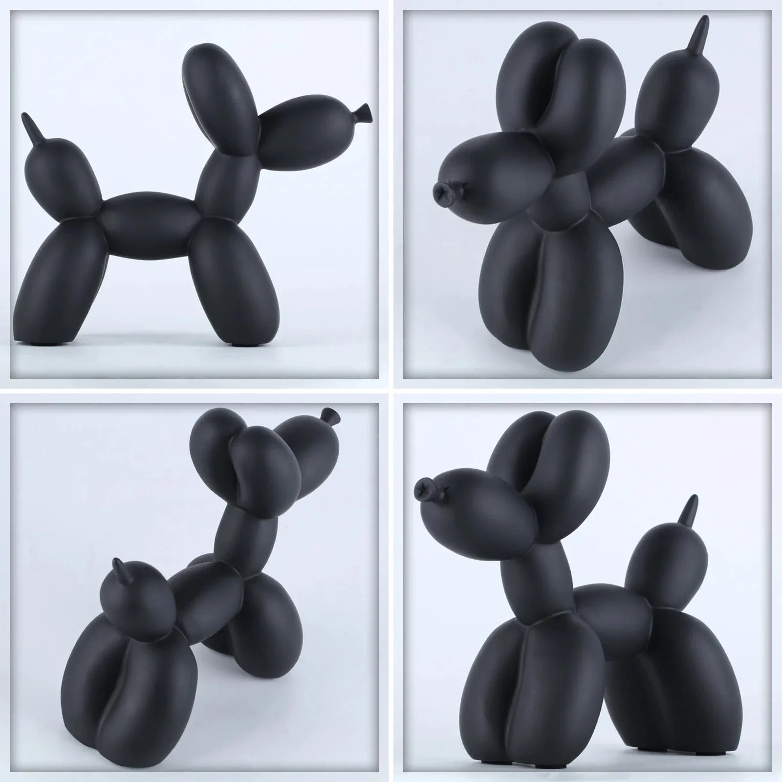 Balloon Dog Resin Statue: Modern Home Decoration Accessories for Office and Living Room Nordic Ornaments