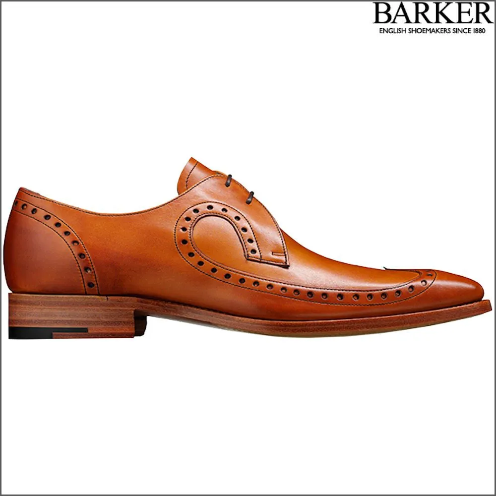 Barker Woody Cedar Calf Derby Leather Sole^