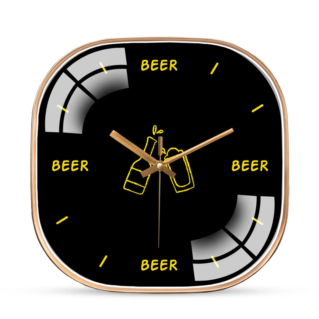 Beer Quotes Wall Clock