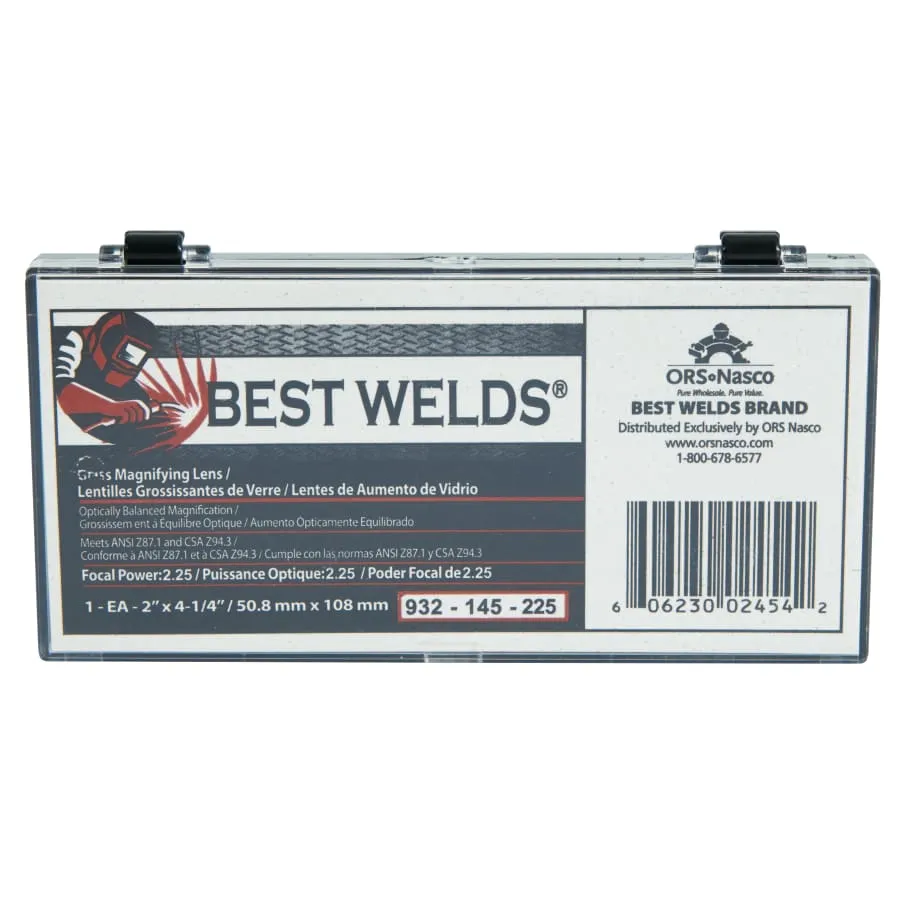 Best Welds 2 x 4-1/4 Glass Magnifier Lenses - 932-145