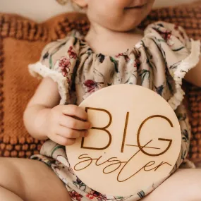 Big Sister Wood Announcement