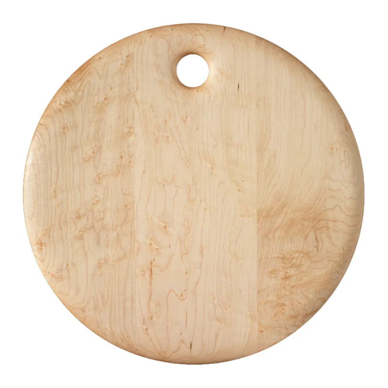 Bird's-Eye Maple Round Cutting Board #14