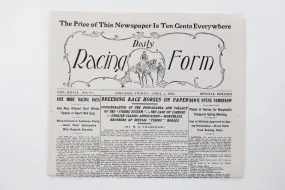 Boardwalk Empire: Chicago, IL Daily Racing Form April 1921