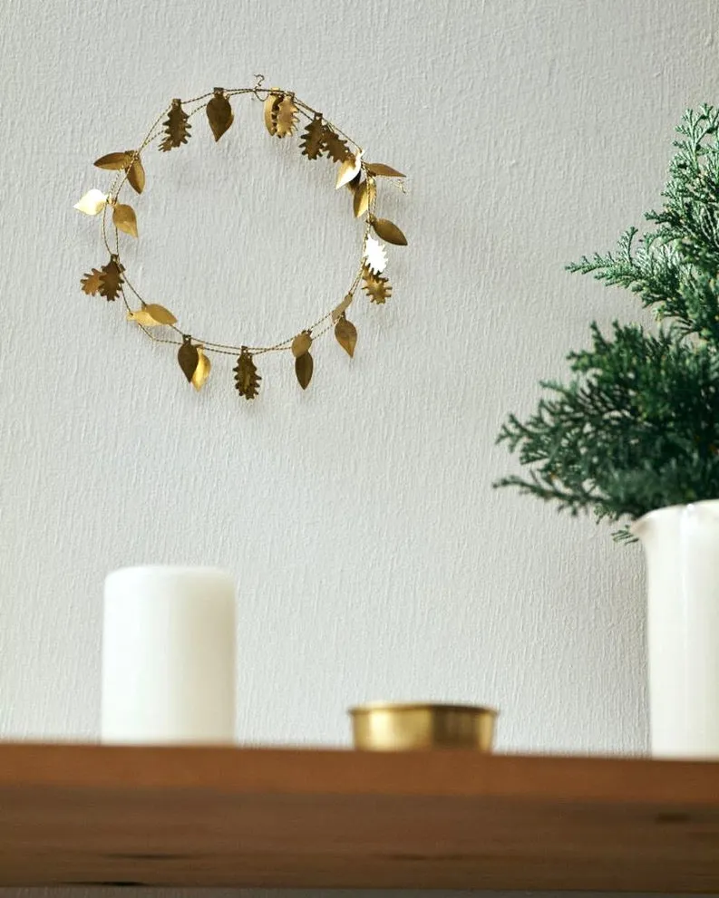 Brass Garland: Leaf