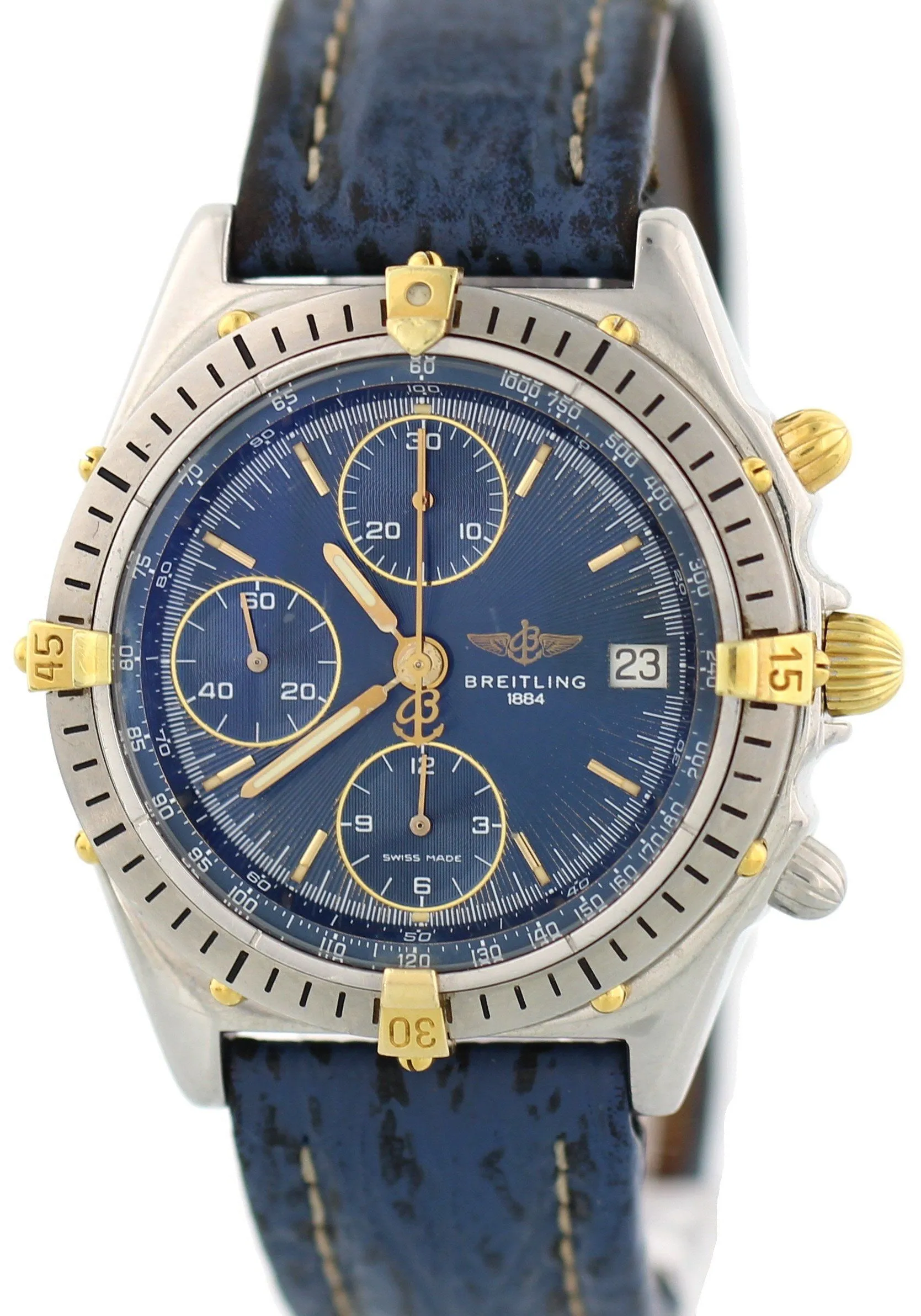 Breitling Chronomat B13048 18K Yellow Gold and Steel