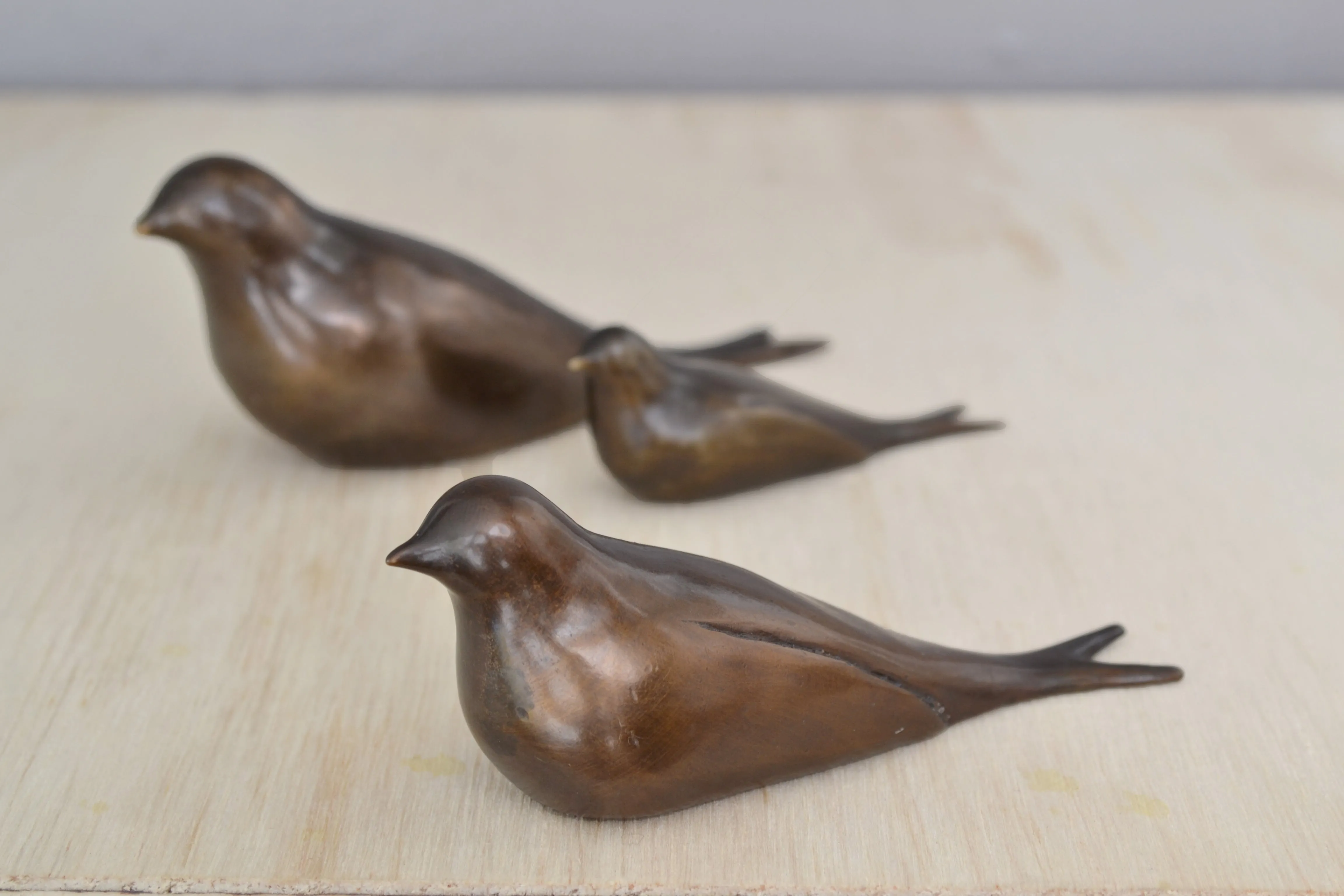 Bronze Objects "Swallows"