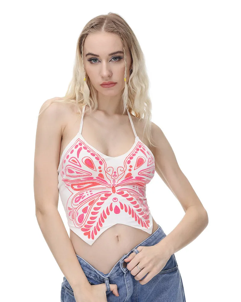 Butterfly Mural Top