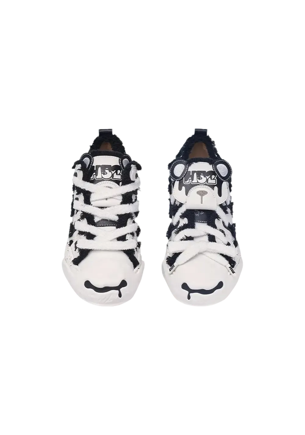 Canvas Cream Shoes - Panda