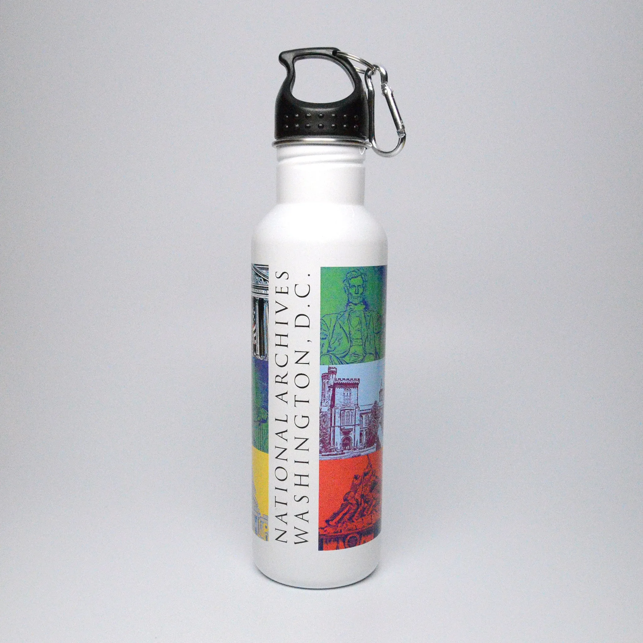 Capital Landmarks Art Water Bottle