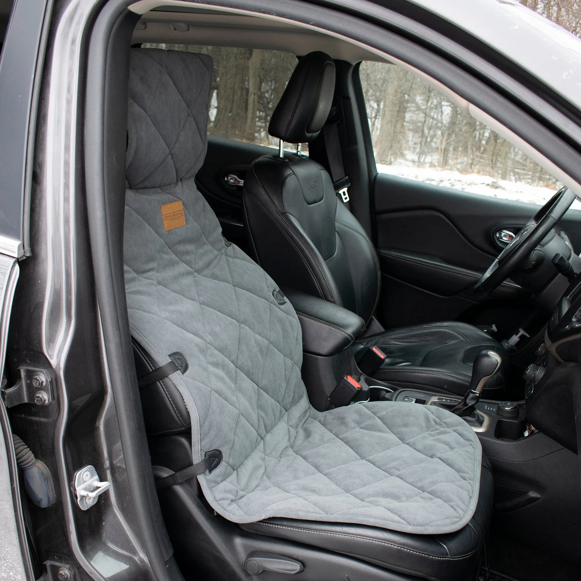 Car Front Seat Protector | Charcoal Gray