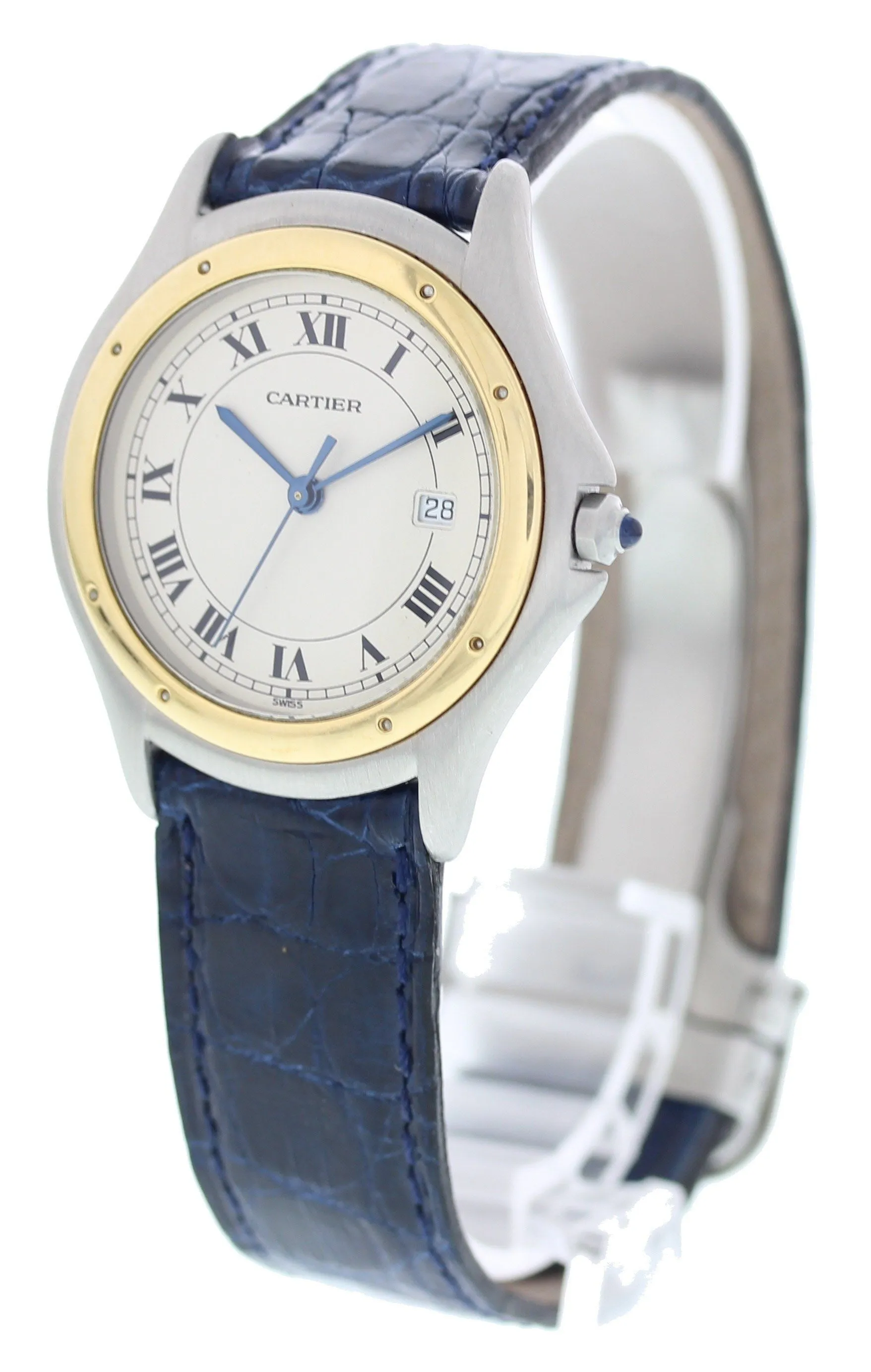 Cartier Cougar Ronde 18k Yellow Gold & Stainless Steel