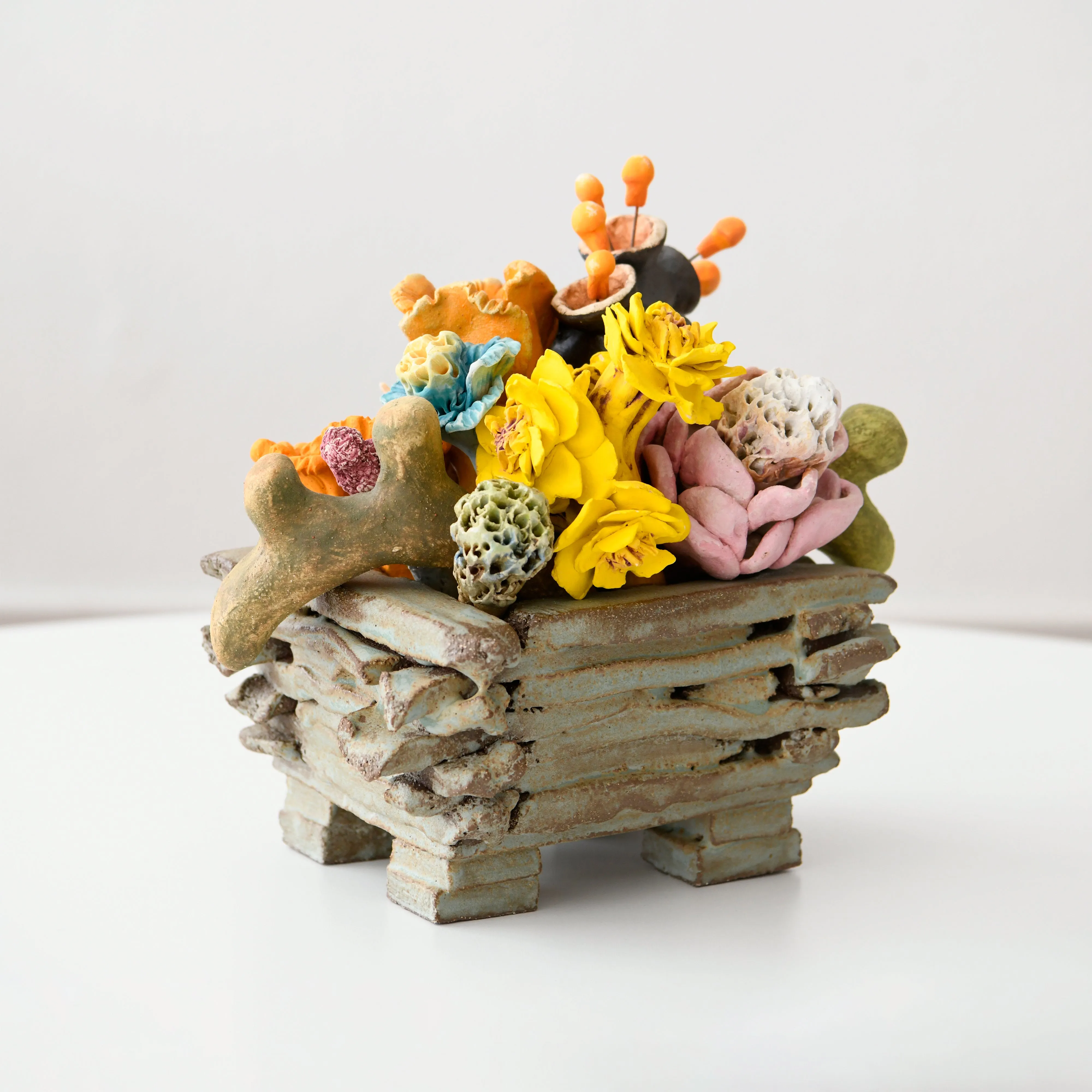 Ceramic Flower Garden III