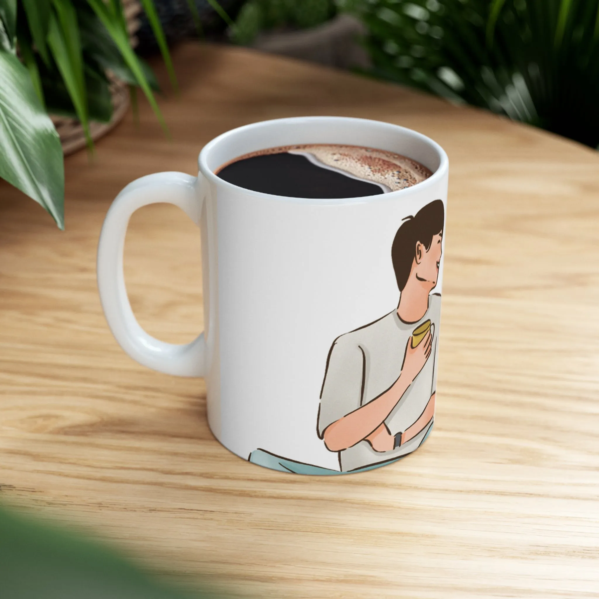 Ceramic mug, a stylish and durable choice for hot beverages