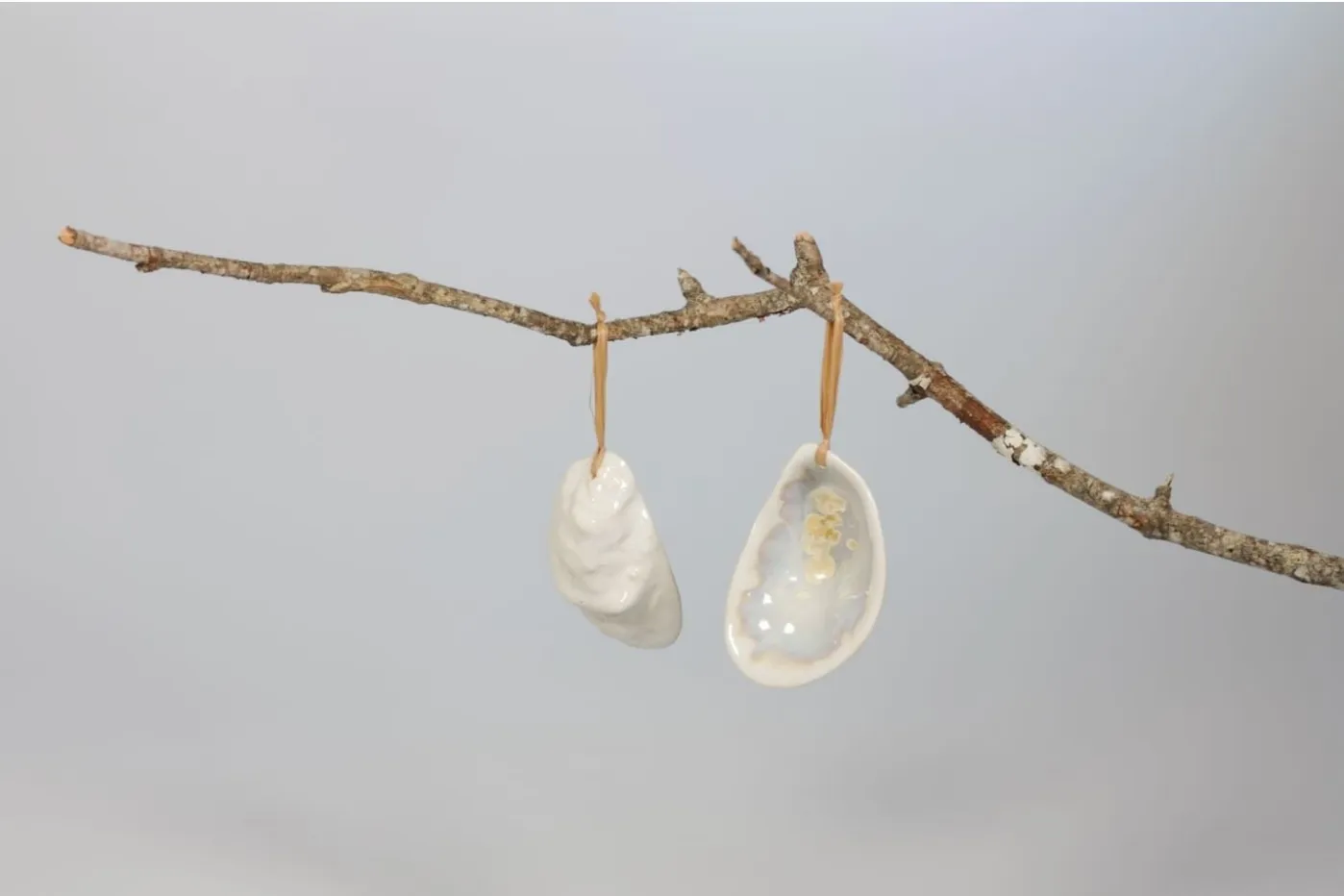 Ceramic Oyster Ornaments