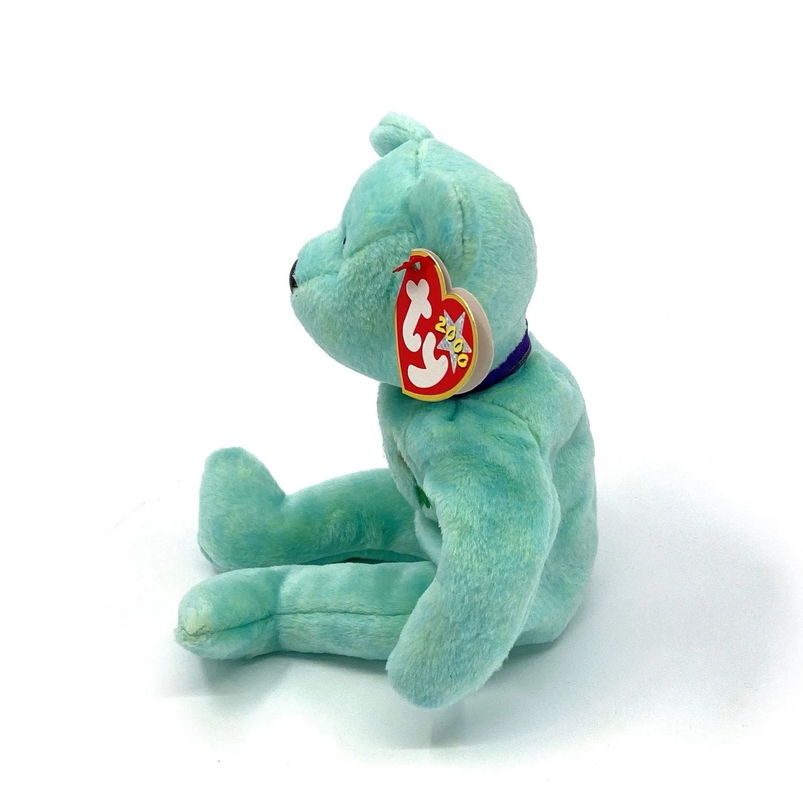 Charming Ty Original Beanie Babies 2000 ‘Ariel’ Bear Plush Toy - Vintage