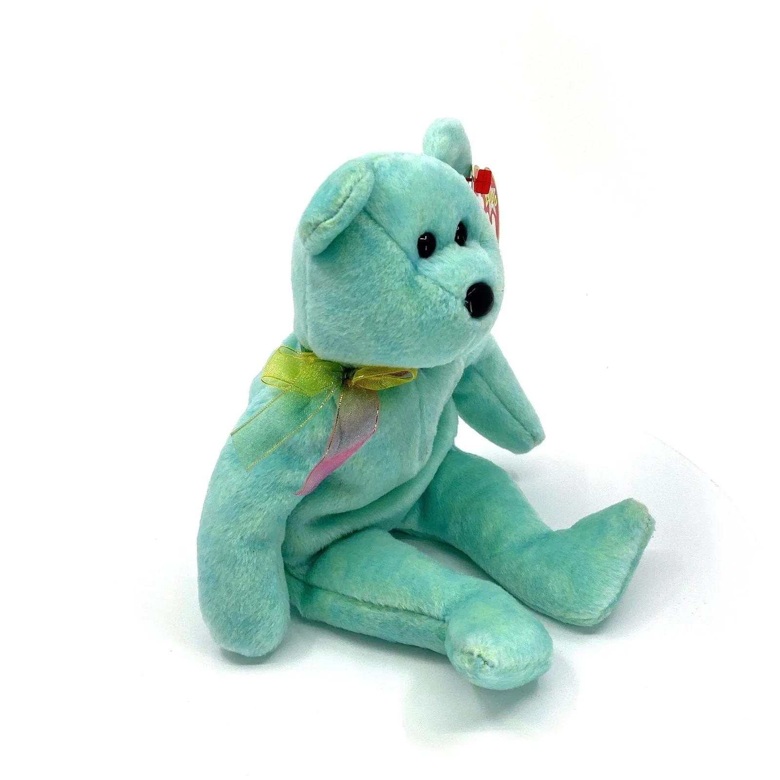 Charming Ty Original Beanie Babies 2000 ‘Ariel’ Bear Plush Toy - Vintage