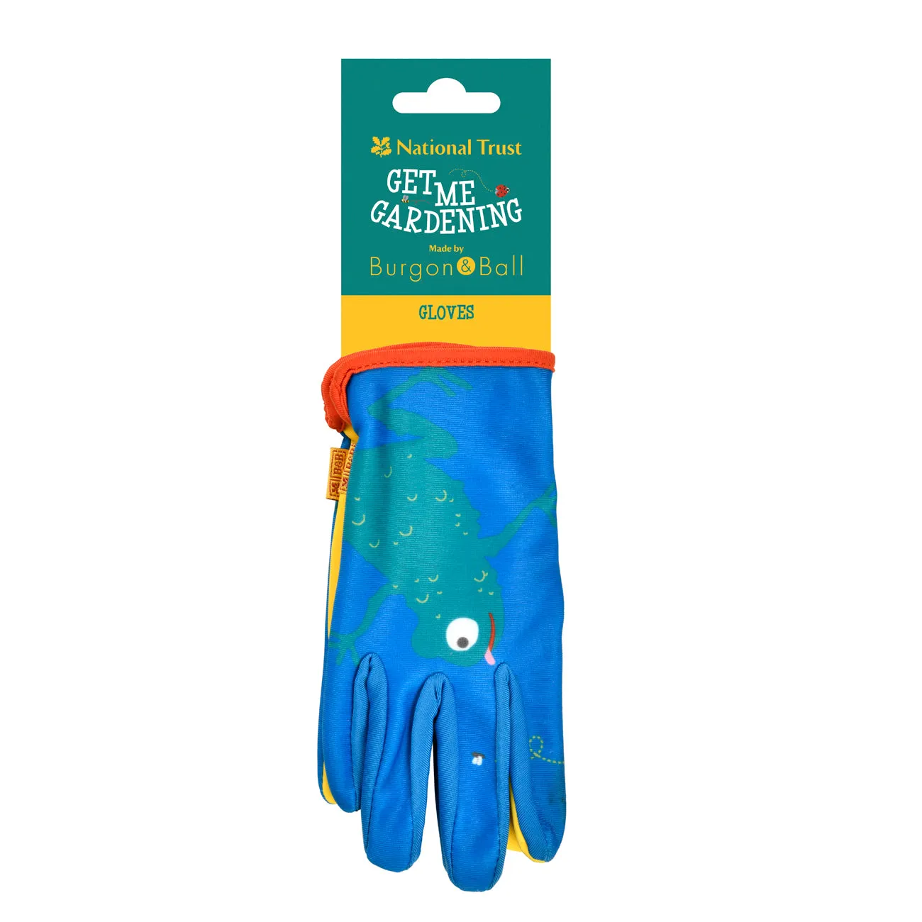 Children's Frog Gardening Gloves - National Trust