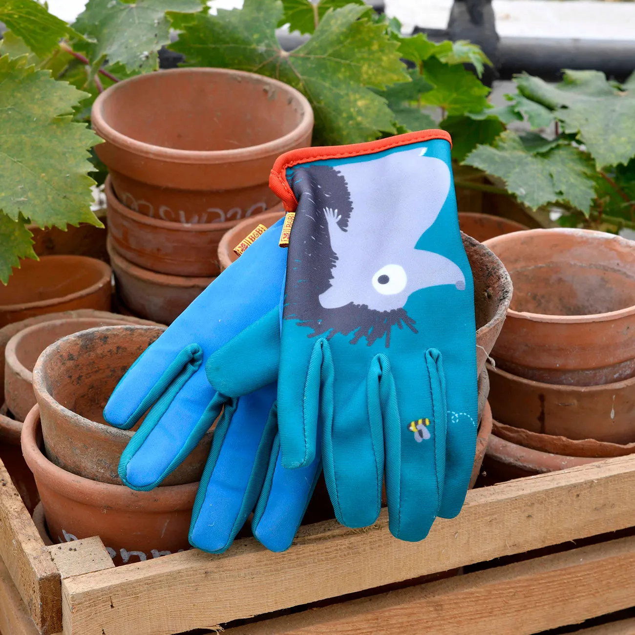 Children's Hedgehog Gardening Gloves - National Trust