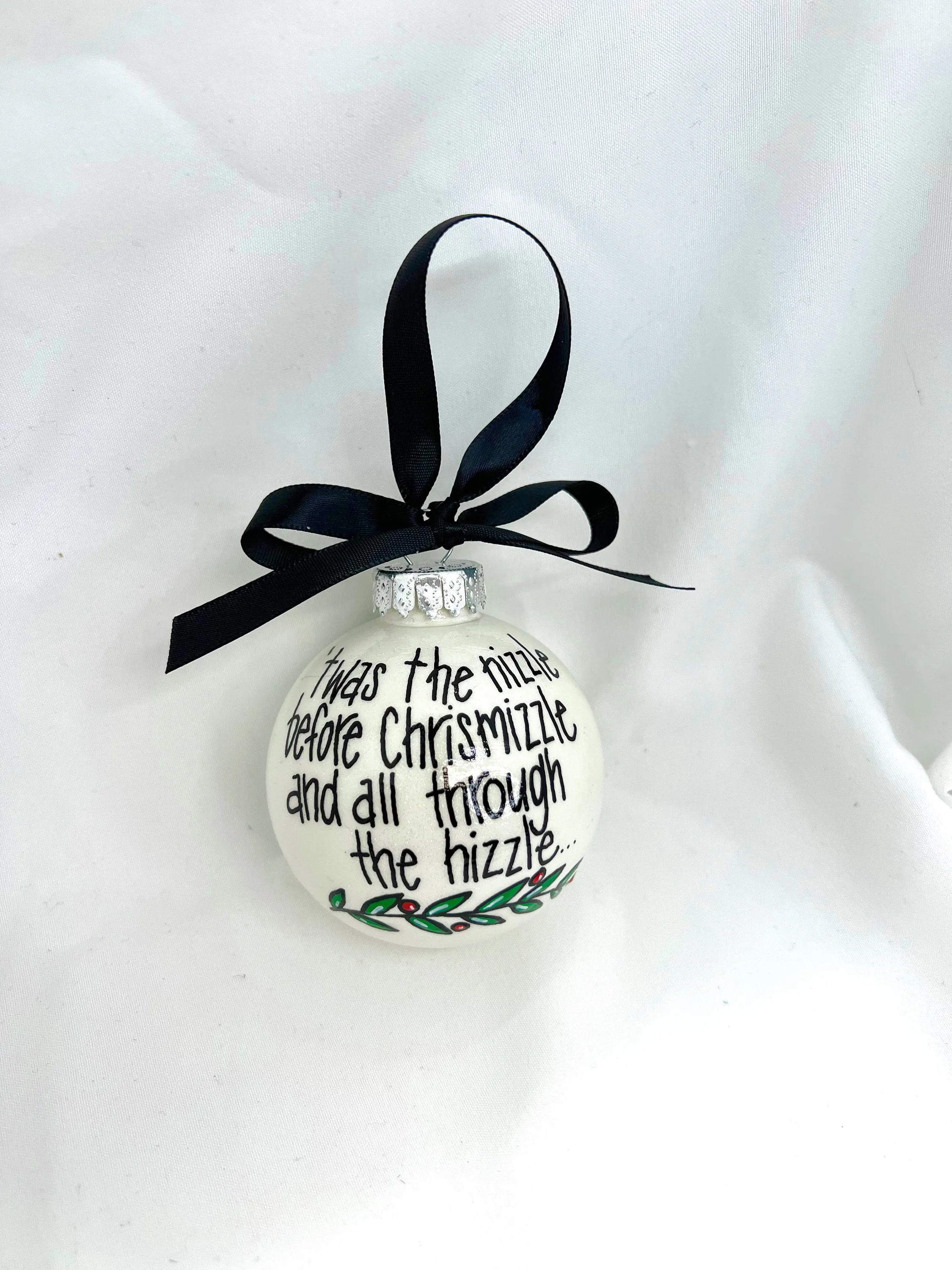 Chrisnizzle Ornament - Christmas Tree Cake, Christmas Ornament, Holiday Ornament, Looking Like a Snack, Christmas Cake, Ornament Exchange