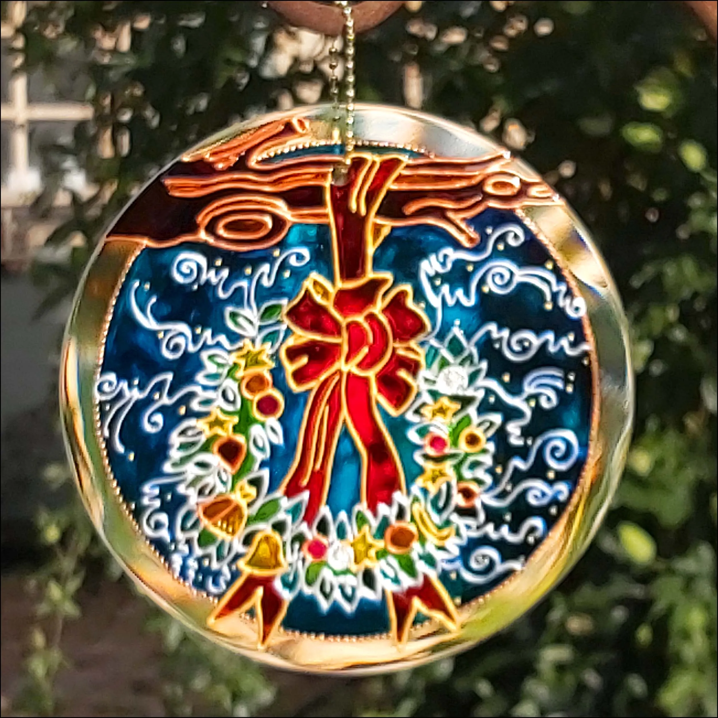 Christmas Wreath Light Catcher