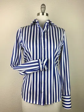 CR Tradition Royal and White Bengal Stripe - FINAL SALE